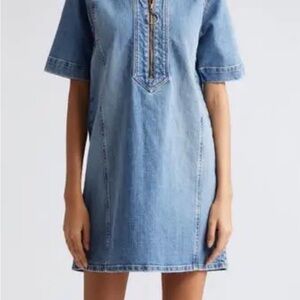Ramy Brook Tunechi Denim Mini Dress